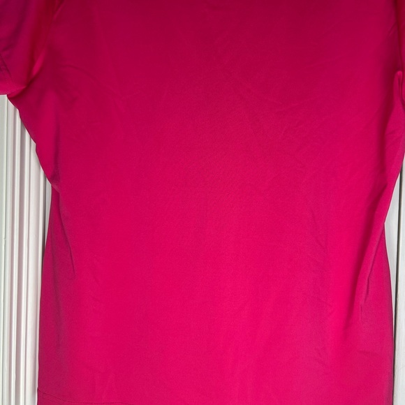Fila Women's Hot Pink V-Neck Top, XL - Picture 3 of 6